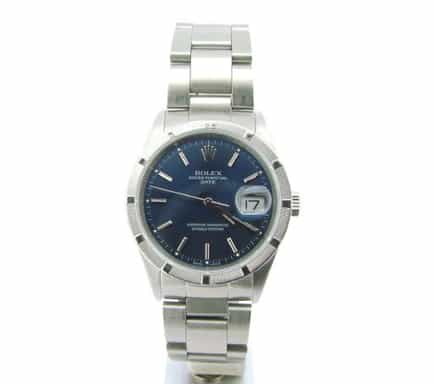 Mens Rolex Stainless Steel Date Blue  15210 (SKU P754791NDMT)