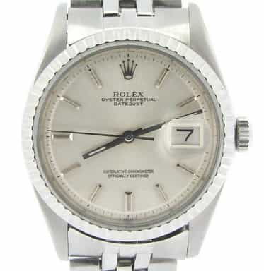 Mens Rolex Stainless Steel Datejust Silver  1603 (SKU 3872622NMT)