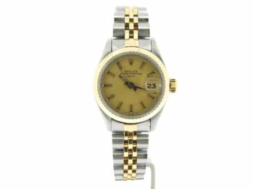 Ladies Rolex Two-Tone Date Watch Ref 6917 with Rolex Jubilee Band (SKU 7556021NMT)