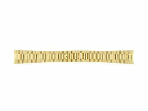 New Men Aftermarket 18K Yellow Gold President Style Band 20mm for Rolex Day-Date (SKU 18KPRES003N)