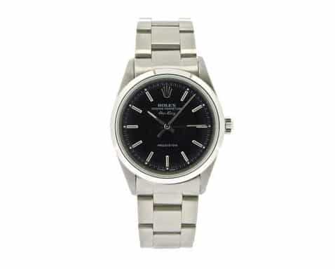 Mens Rolex Stainless Steel Air-King Black  14000 (SKU U630206NOYSCMT)