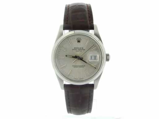 Mens Rolex Stainless Steel Date Silver  15000 (SKU 8853830NBRNMT)