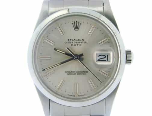 Mens Rolex Stainless Steel Date Silver  15000 (SKU 8853830NOYSMT)
