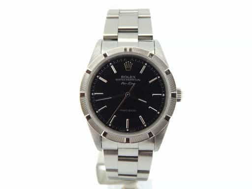 Mens Rolex Stainless Steel Air-King Black  14010 (SKU S631826NCMT)