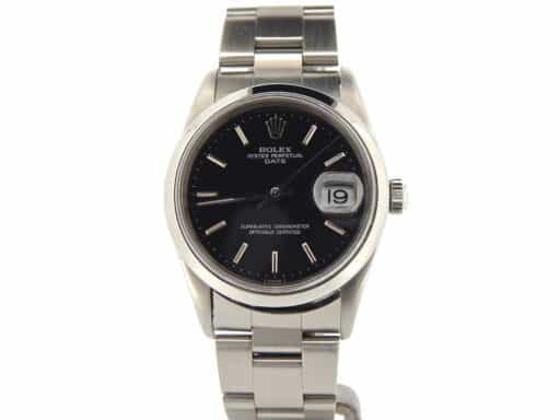 Mens Rolex Stainless Steel Date Black  15200 (SKU T643650NMT)
