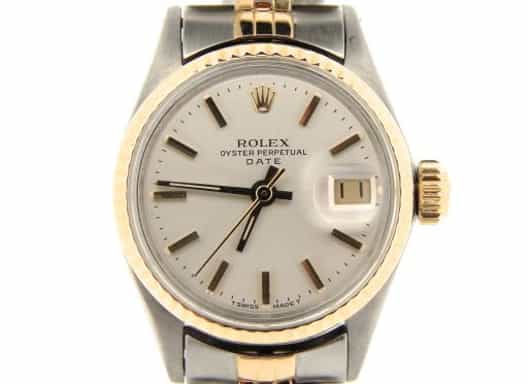 Ladies Rolex Two-Tone 14K/SS Date Silver  6517 (SKU 2161179NMT)