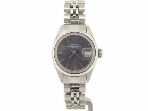 Ladies Rolex Stainless Steel Date Gray Slate  6916 (SKU 3939488NMT)