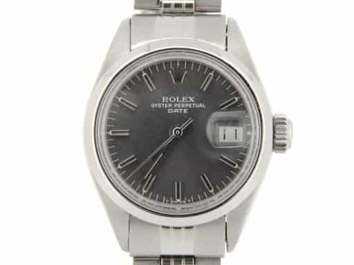 Ladies Rolex Stainless Steel Date Gray Slate  6916 (SKU 3939488NMT)