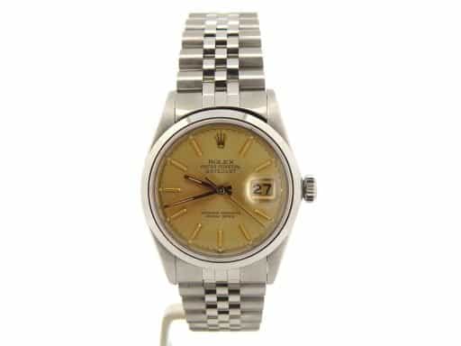 Mens Rolex Stainless Steel Datejust Champagne  16030 (SKU 6552698NJUBMT)