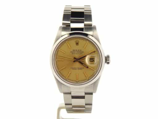 Mens Rolex Stainless Steel Datejust Champagne  16030 (SKU 6552698NOYSMT)