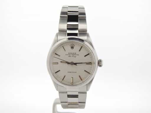 Mens Rolex Stainless Steel Air-King Silver  5500 (SKU 2615844NOYSCMT)