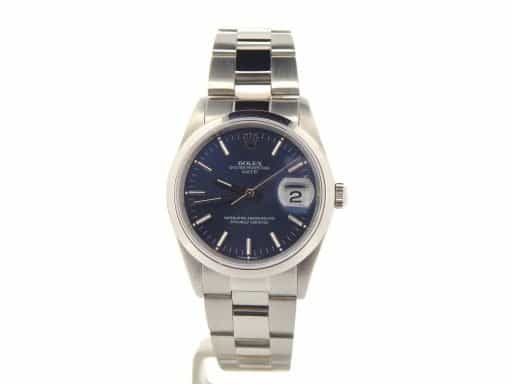 Mens Rolex Stainless Steel Date Blue  15200 (SKU E611265NOYSMT)
