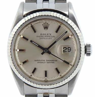Mens Rolex Stainless Steel Datejust Silver  1601 (SKU 702786NJUBBCMT)