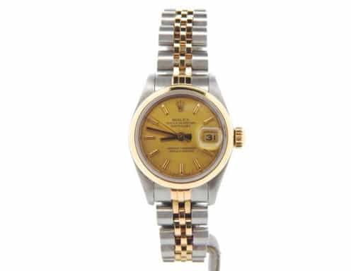 Ladies Rolex Two-Tone 18K/SS Datejust Champagne  69163 (SKU 9682136NMT)