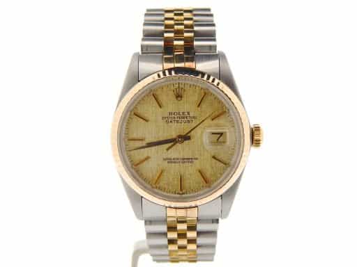 Mens Rolex Two-Tone Datejust Champagne 16013 (SKU 4464948NBCMT)