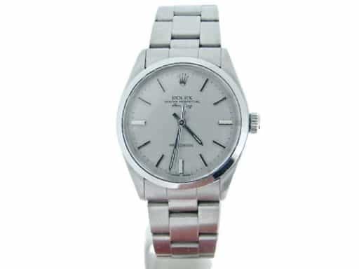 Mens Rolex Stainless Steel Air-King Silver  5500 (SKU 5500AKSVRCMT)