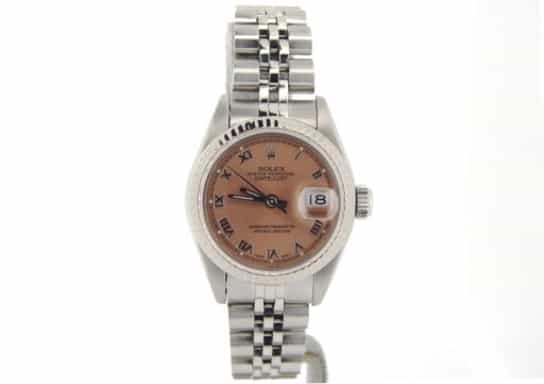Ladies Rolex Stainless Steel Datejust Salmon Roman 69174 (SKU 8772828NJUBMT)
