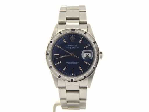 Mens Rolex Stainless Steel Date Blue  15210 (SKU Y824704NDMT)