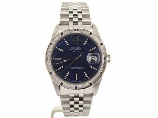 Mens Rolex Stainless Steel Date Blue  15210 (SKU Y824704NJUBDMT)