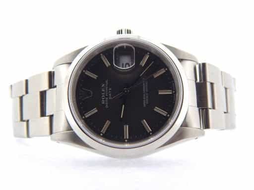 Mens Rolex Stainless Steel Date Gray Slate  15200 (SKU N144033NMT)