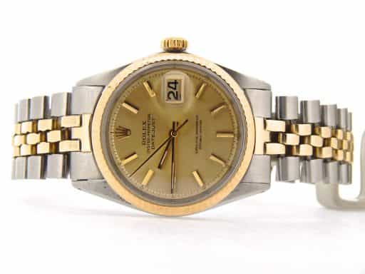 Mens Rolex Two-Tone 14K/SS Datejust Champagne 1601 (SKU 2472145MT)
