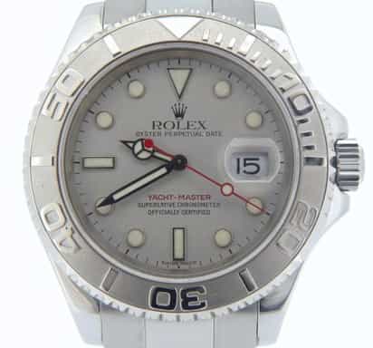 Mens Rolex Stainless Steel & Platinum Yacht-Master  16622 (SKU P418976NMT)