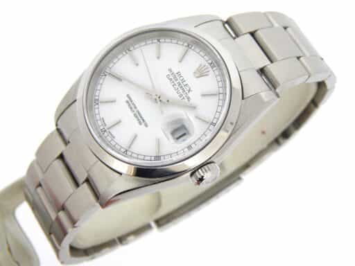 Mens Rolex Stainless Steel Datejust White 16200 (SKU BT485331MT)