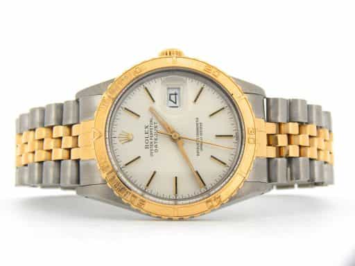 Mens Rolex Two-Tone Datejust Turn-O-Graph Silver  16253 (SKU 9677756MT)