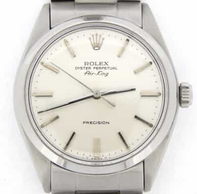 Mens Rolex Stainless Steel Air-King Silver  5500 (SKU 2271206CMT)