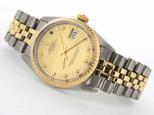Mens Rolex Two-Tone 14K/SS Date Champagne  1505 (SKU 1756769MT)