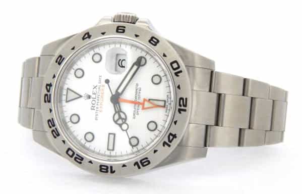 Mens Rolex Stainless Steel Explorer II 42mm White  216570 (SKU 216570E2NMT)