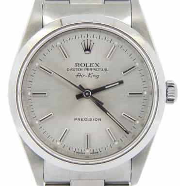 Mens Rolex Stainless Steel Air-King Silver  14000 (SKU U119962MCMT)