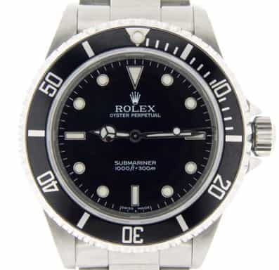 Mens Rolex Stainless Steel Submariner Black  14060M (SKU D898684NMT)