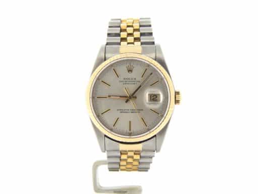 Mens Rolex Two-Tone 14K/SS Datejust Silver  16013 (SKU 6770544MT)