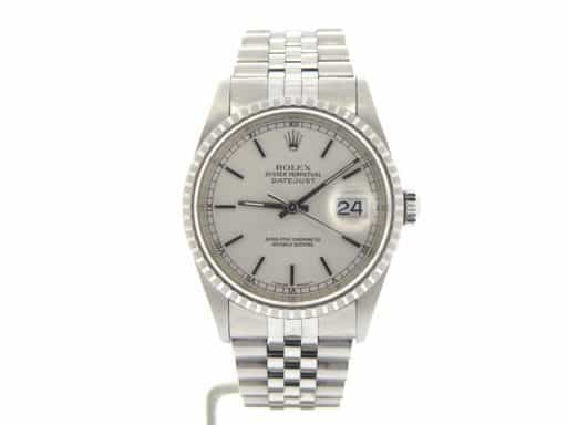 Mens Rolex Stainless Steel Datejust Silver  16220 (SKU A710224NDMT)
