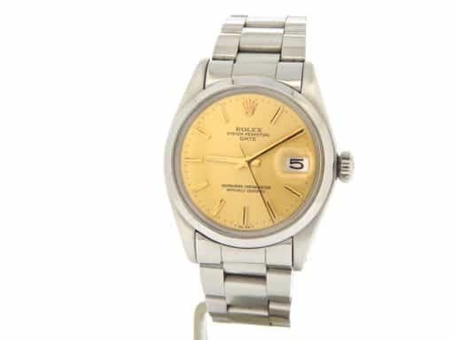 Mens Rolex Stainless Steel Date Champagne  1500 (SKU 3813888MT)