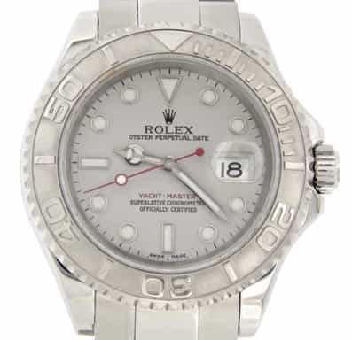 Mens Rolex Stainless Steel & Platinum Yacht-Master 16622 (SKU Z373359MT)