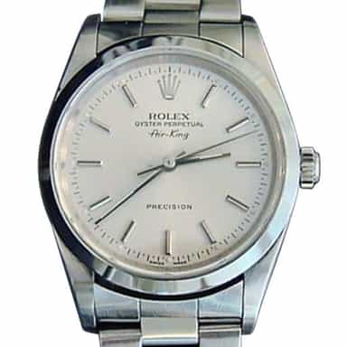 Mens Rolex Stainless Steel Air-King Silver  14000 (SKU K167966CMT)