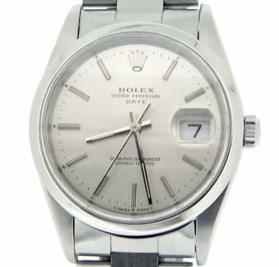 Mens Rolex Stainless Steel Date Silver  15200 (SKU X843588)