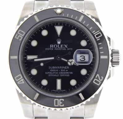 Mens Rolex Stainless Steel Submariner Black 116610 (SKU 9765411NNMT)