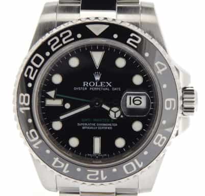 Mens Rolex Stainless Steel GMT Master II Black 116710 (SKU Z789927MT)
