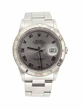 Mens Rolex Steel Datejust Turn-O-Graph Silver Roman 16264 (SKU K435860MT)