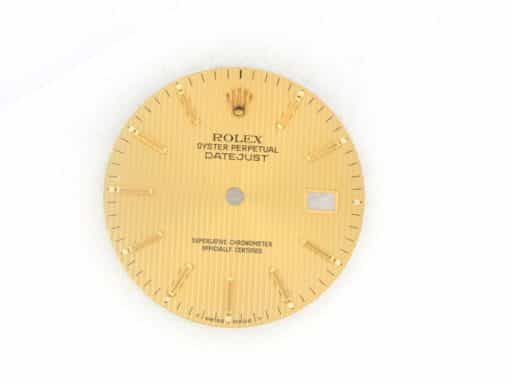 Pre Owned Mens Rolex Gold Tapestry Datejust Dial  (SKU DIAL0003)