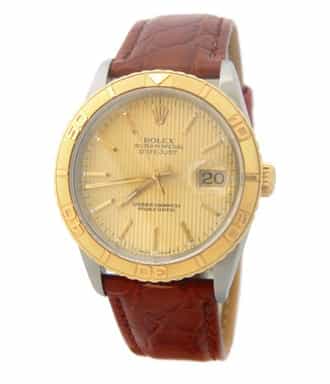 Mens Rolex Two-Tone Datejust Turn-O-Graph 16263 (SKU L864189RAMT)