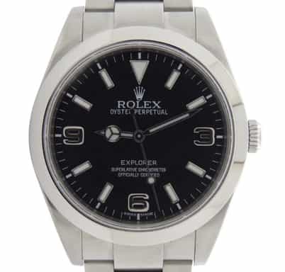 Mens Rolex Stainless Steel Explorer I Watch 214270 (SKU 6951T2V2AMT)