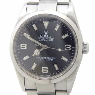 Mens Rolex Stainless Steel Explorer I Watch 114270 (SKU M226272AMT)