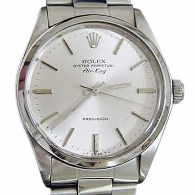 Mens Rolex Stainless Steel Air-King Silver 5500 (SKU 5018102CMT)