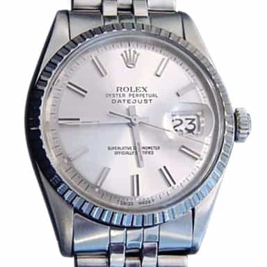 Mens Rolex Stainless Steel Datejust Silver 1603 (SKU 868MT)