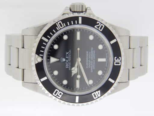 Mens Rolex Stainless Steel Black Submariner 14060M (SKU V970099AMT)