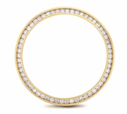Mens Aftermarket 18k Yellow Gold 1.30ct Diamond Bezel for 36mm Rolex (SKU 1051836MT)